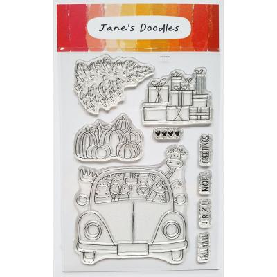 Jane's Doodles Clear Stamps - Greetings
